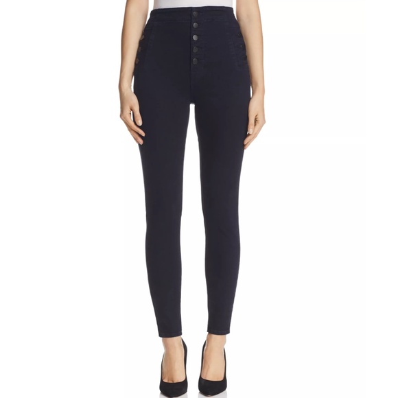 J Brand Natasha Button Sky High Skinny Jeans in Bluebird Size 29 - Picture 1 of 15